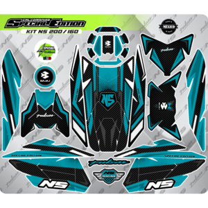 PULSAR NS 160 - 200 KIT PROTECTOR DE TANQUE