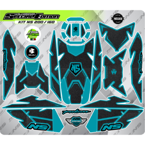 PULSAR NS 160 - 200 KIT PROTECTOR DE TANQUE
